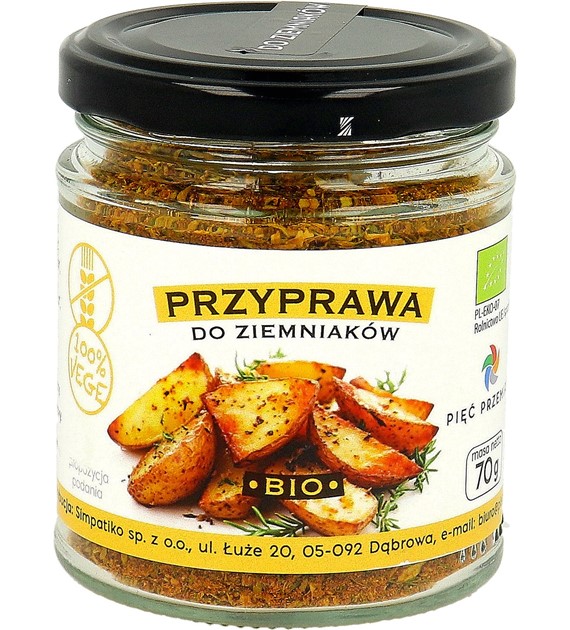 Przyprawa do ziemniaków BIO 70 g - Pięć Przemian