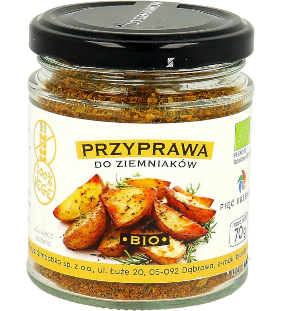 Przyprawa do ziemniaków BIO 70 g - Pięć Przemian