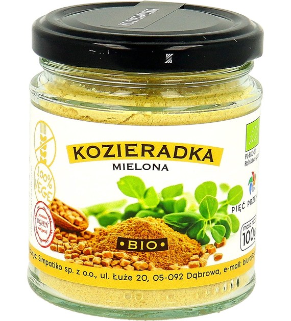 Kozieradka mielona BIO 100 g - Pięć Przemian