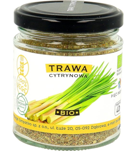 Trawa cytrynowa BIO 40 g - Pięć Przemian