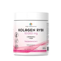 Kolagen rybi truskawkowy 300 g - Pięć Przemian