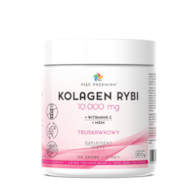 Kolagen rybi truskawkowy 300 g - Pięć Przemian