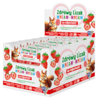 Zdrowy lizak Mniam-Mniam truskawka (ŁEZKA) - Starpharma