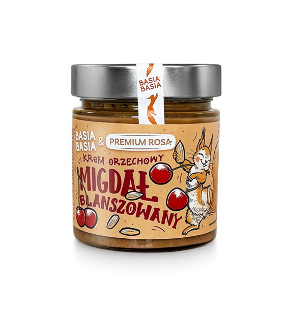 Krem migdałowy z wiśnią 195 g Basia Basia - Alpi