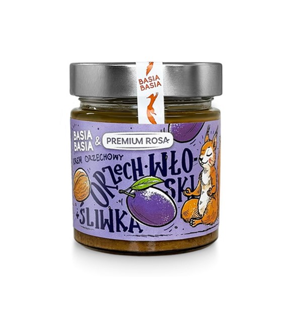 Krem z orzechów włoskich ze śliwką 195 g Basia Basia - Alpi