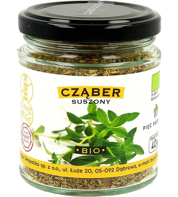 Cząber suszony BIO 40 g -  Pięć Przemian