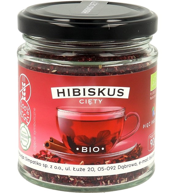 Hibiskus cięty BIO 90 g - Pięć Przemian