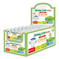 Zdrowy Lizak Calm Lizak bez cukru o smaku jabłkowo-miętowym (Ekstrakt z rumianku, ryboflawina, tiamina) KSZTAŁT KULKI - Starpharma