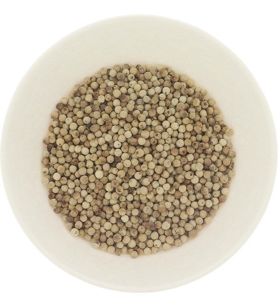 Pieprz biały ziarnisty BIO 1 kg - surowiec (25 kg) - Pięć Przemian