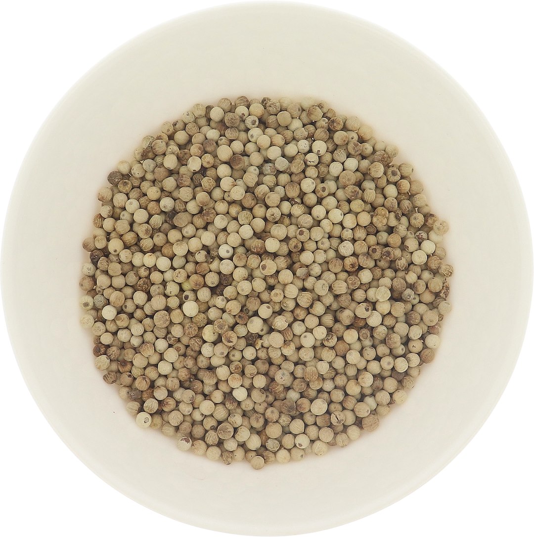 Pieprz biały ziarnisty BIO 1 kg - surowiec (25 kg) - Pięć Przemian