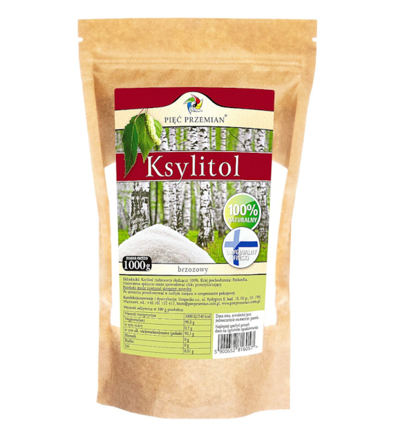 Ksylitol 1000 g - Pięć Przemian