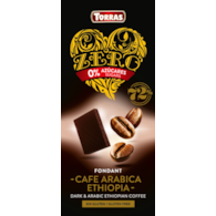 Czekolada gorzka 72% z kawą bez dodatku cukru ZERO 100 g - Torras
