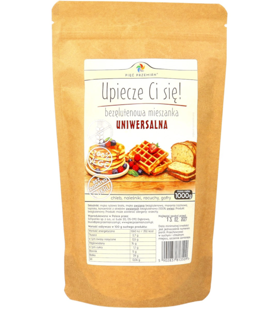 Mieszanka uniwersalna bezglutenowa 500 g - Pięć Przemian