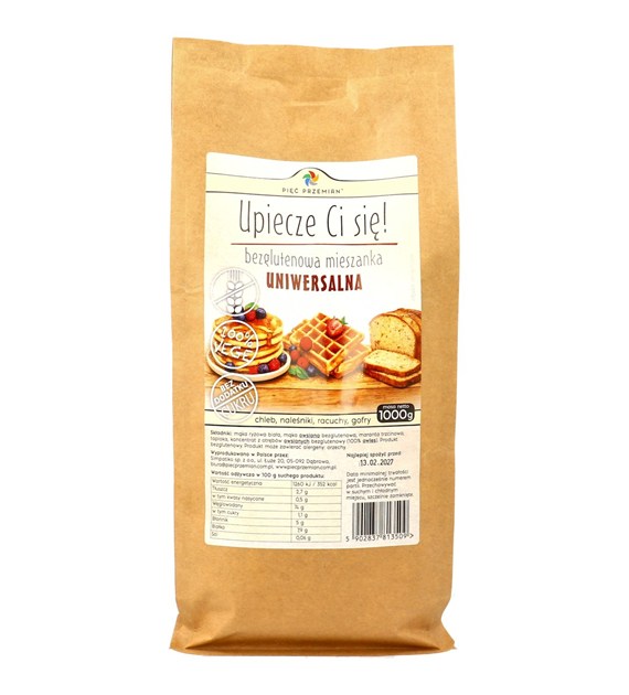 Mieszanka uniwersalna bezglutenowa 1000 g - Pięć Przemian