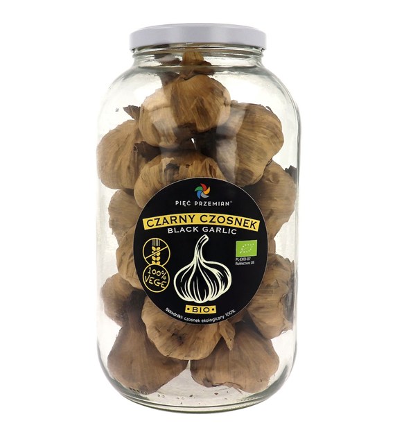 Czarny czosnek BIO główki 1 szt. (opakowanie 20 szt.~ 1,4 kg)