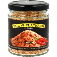 Sól himalajska w płatkach z chili BIO 85 g - Pięć Przemian