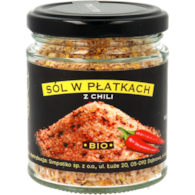 Sól himalajska w płatkach z chili BIO 85 g - Pięć Przemian