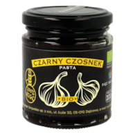 Czarny czosnek BIO pasta 200 g - Pięć Przemian