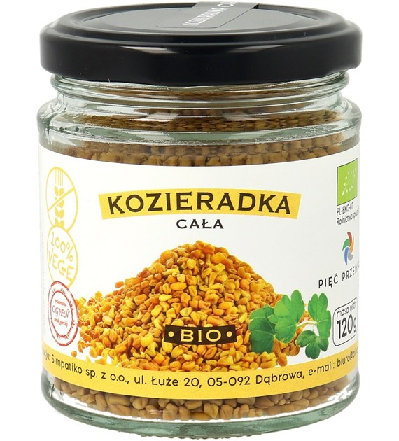 Kozieradka cała BIO 120 g - Pięć Przemian