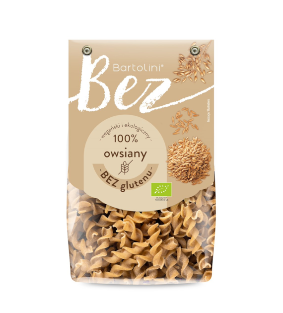 Makaron bezglutenowy owsiany świder BIO 250 g - Bartolini