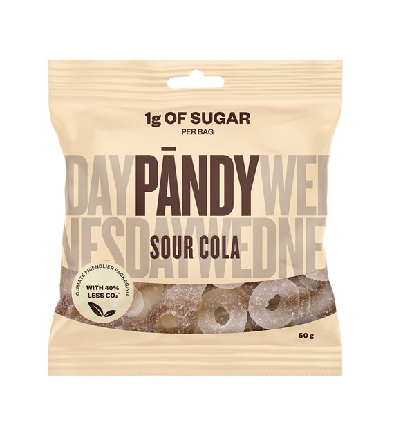 PANDY ŻELKI Sour Cola, 50 g