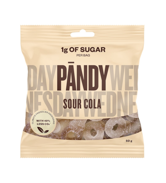 PANDY ŻELKI Sour Cola, 50 g