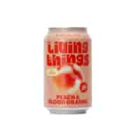 Living Things Probiotic Soda Brzoskwinia i Czerwona Pomarańcza 330 ml