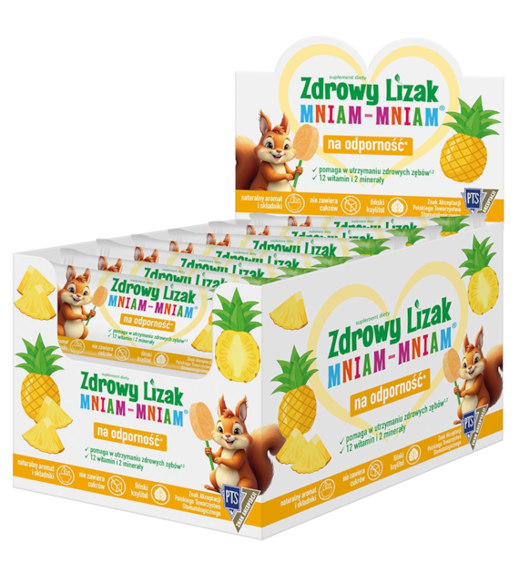 Zdrowy lizak Mniam-Mniam ananas (ŁEZKA) - Starpharma