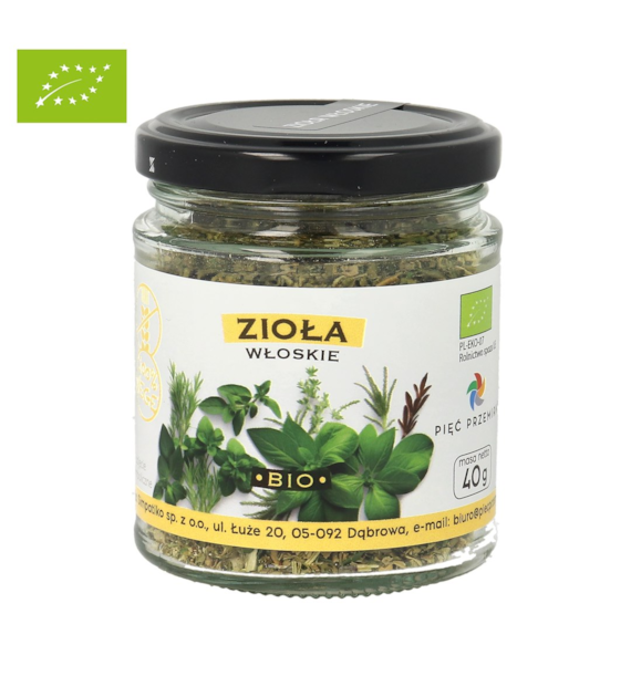 Zioła włoskie BIO 40 g - Pięć Przemian