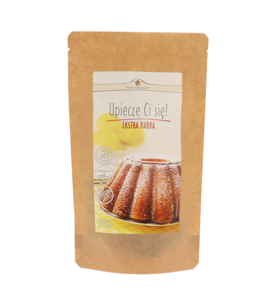 Mieszanka na ekstra babkę (babka piaskowa) bezglutenową 500 g - Pięć Przemian