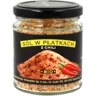 Sól himalajska w płatkach z chili BIO 85 g - Pięć Przemian