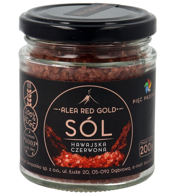 Sól Alea Red Gold 1-2 mm 200 g - Pięć Przemian