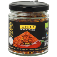 Chili płatki bezglutenowe BIO 60 g - Pięć Przemian