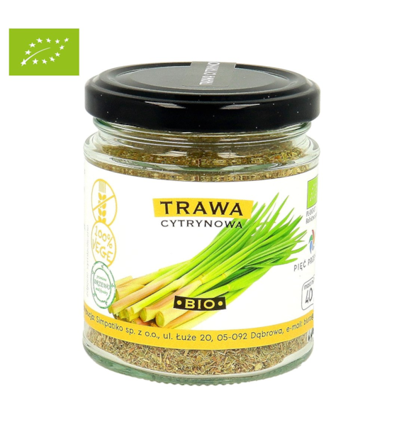 Trawa cytrynowa BIO 40 g - Pięć Przemian