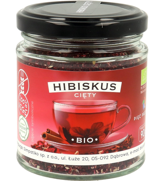 Hibiskus cięty BIO 90 g - Pięć Przemian