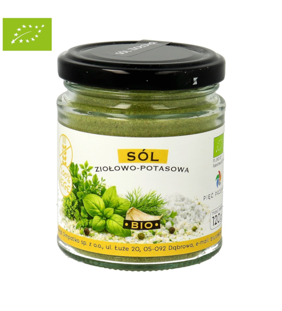 Sól ziołowo-potasowa BIO 120 g - Pięć Przemian