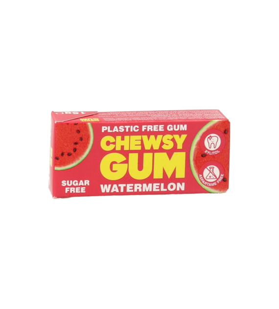 Gumy do żucia o smaku arbuzowym z ksylitolem 15 g (10 szt.) - Chewsy