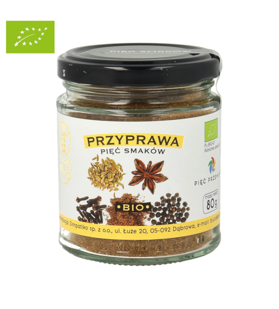 Przyprawa pięć smaków BIO 80 g - Pięć Przemian