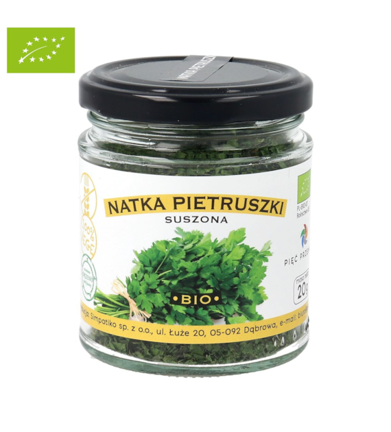 Natka pietruszki suszona BIO 20 g - Pięć Przemian
