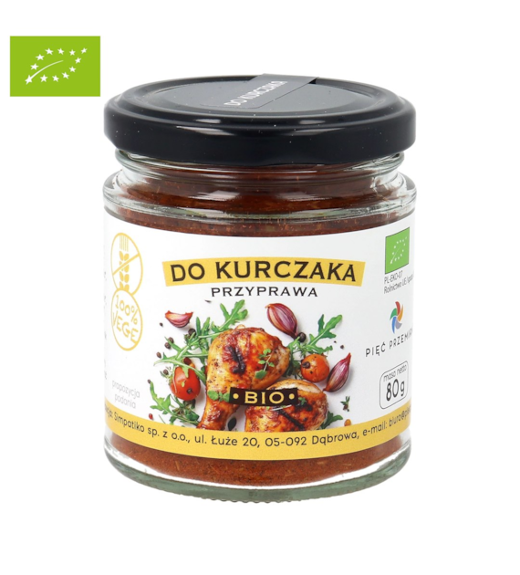 Przyprawa do kurczaka BIO 80 g - Pięć Przemian