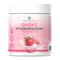 Shake wysokobiałkowy truskawkowy 400 g - Pięć Przemian