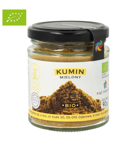 Kumin mielony BIO 90 g - Pięć Przemian