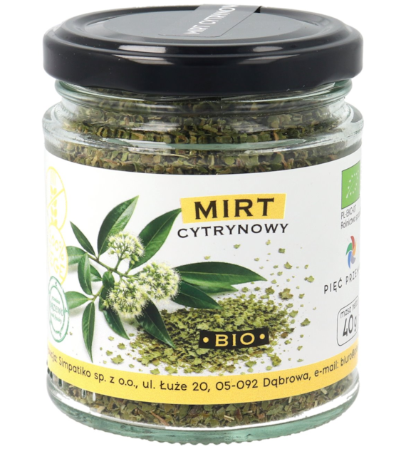 Mirt cytrynowy BIO 40 g - Pięć Przemian
