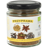 Przyprawa pięć smaków BIO 80 g - Pięć Przemian