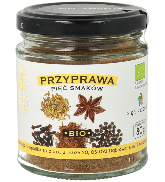 Przyprawa pięć smaków BIO 80 g - Pięć Przemian