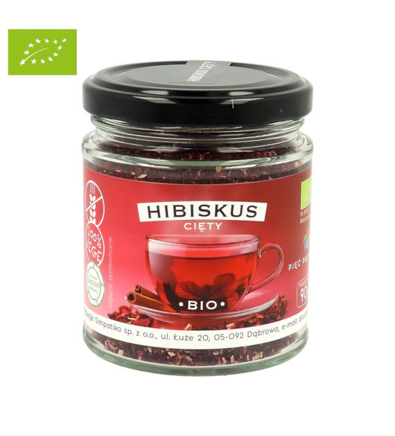 Hibiskus cięty BIO 90 g - Pięć Przemian