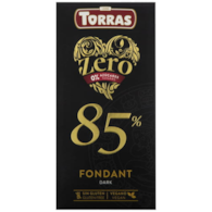 Czekolada gorzka 85% kakao bez dodatku cukru ZERO 100 g - Torras