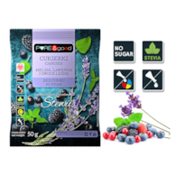 Cukierki z melisą, lawendą, owocami leśnymi ze stewią bez dodatku cukru 50 g - Pure&Good