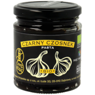 Czarny czosnek BIO pasta 200 g - Pięć Przemian