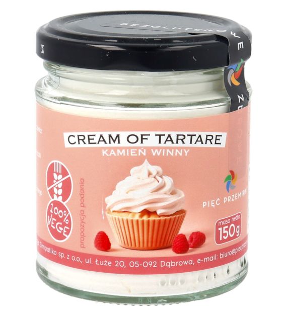 Kamień winny bezglutenowy 150 g - Pięć Przemian